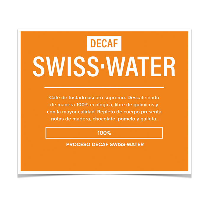 Proceso de agua suiza orgánica descafeinado frío café molido grueso 1 libra  - molido grueso tostado oscuro - no sabe a descafeinado! - Granos de